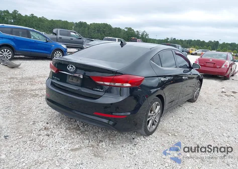 2017 Hyundai Elantra Limited from USA, damaged, VIN 5NPD84LFXHH036536